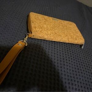 Thirty-One Cork Wristlet Wallet - Tan